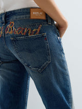 DEMIM – DÁMSKÉ BOOTCUT DŽÍNY REPLAY – MODRÉ