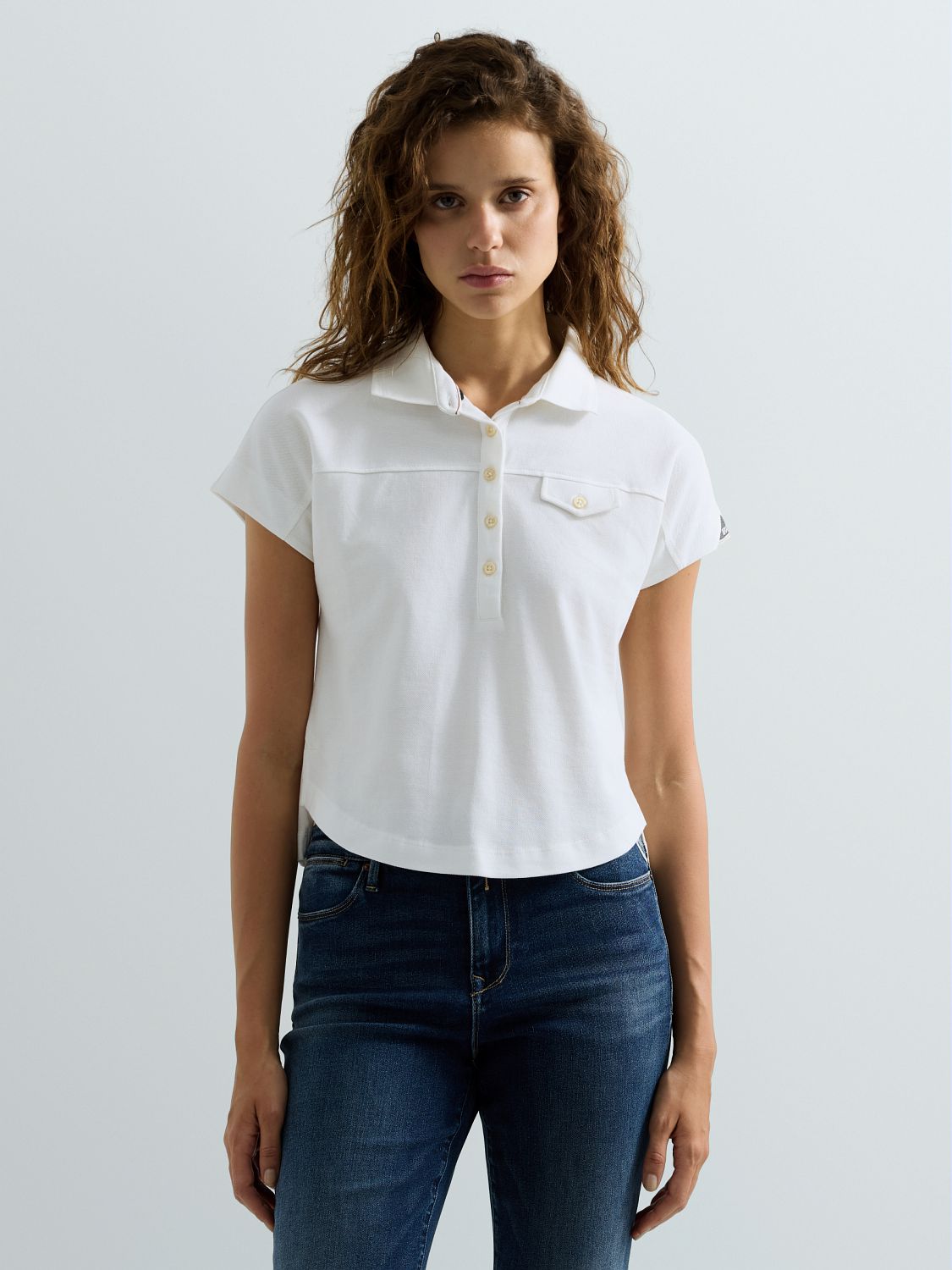 DÁMSKÉ SLIM FIT POLO TRIČKO REPLAY