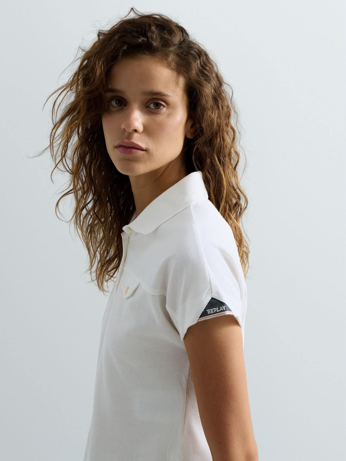 DÁMSKÉ SLIM FIT POLO TRIČKO REPLAY