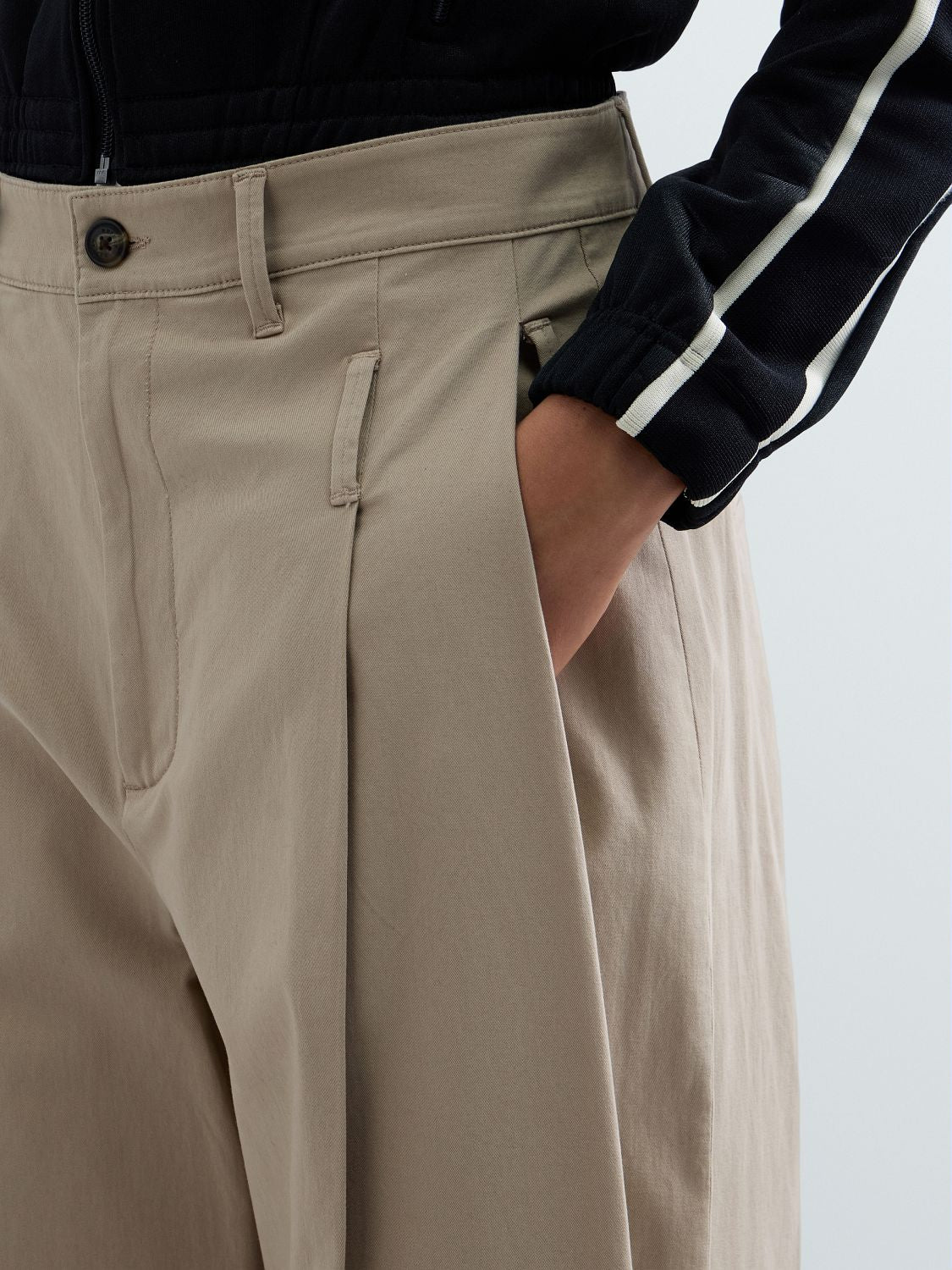 DÁMSKÉ WIDE LEG KALHOTY REPLAY S PUKY