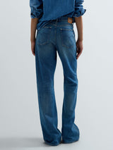 BECKA – DÁMSKÉ BOOTCUT DŽÍNY REPLAY – MODRÉ