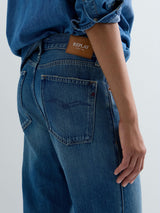 BECKA – DÁMSKÉ BOOTCUT DŽÍNY REPLAY – MODRÉ