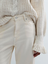 CARY – DÁMSKÉ WIDE LEG DŽÍNY REPLAY – KRÉMOVÉ
