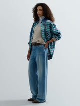 CARY – DÁMSKÉ WIDE LEG DŽÍNY REPLAY – MODRÉ