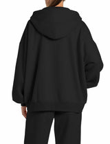DÁMSKÁ OVERSIZED MIKINA REPLAY NA ZIP S KAPUCÍ
