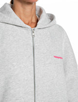 DÁMSKÁ OVERSIZED MIKINA REPLAY NA ZIP S KAPUCÍ