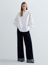 DÁMSKÁ OVERSIZE KOŠILE REPLAY Z LEHKÉ BAVLNY