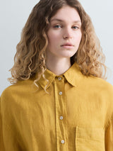 OVERSIZE LNĚNÁ KOŠILE S KAPSIČKOU REPLAY