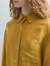 OVERSIZE LNĚNÁ KOŠILE S KAPSIČKOU REPLAY