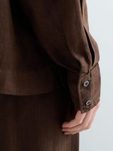 OVERSIZE LNĚNÁ KOŠILE S KAPSIČKOU REPLAY