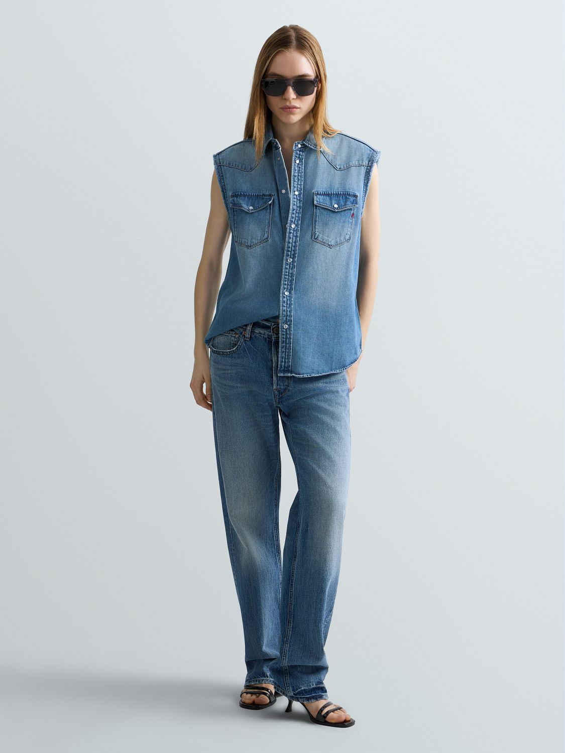 DÁMSKÁ KOŠILE BEZ RUKÁVŮ