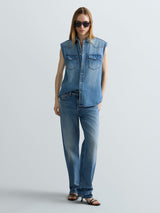 DÁMSKÁ KOŠILE BEZ RUKÁVŮ