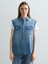 DÁMSKÁ KOŠILE BEZ RUKÁVŮ