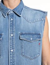 DÁMSKÁ KOŠILE BEZ RUKÁVŮ