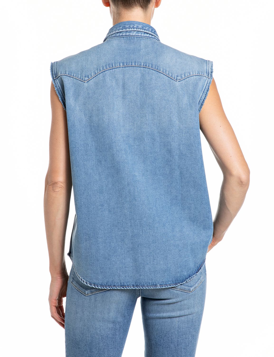 DÁMSKÁ KOŠILE BEZ RUKÁVŮ