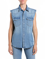 DÁMSKÁ KOŠILE BEZ RUKÁVŮ