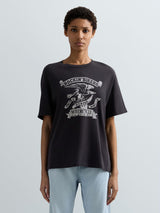 DÁMSKÉ OVERSIZE TRIČKO REPLAY – BIKER DESIGN