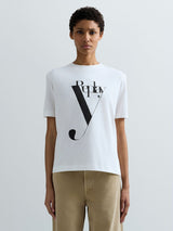 DÁMSKÉ BAVLNĚNÉ TRIČKO S VELKÝM LOGEM