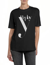 DÁMSKÉ BAVLNĚNÉ TRIČKO S VELKÝM LOGEM