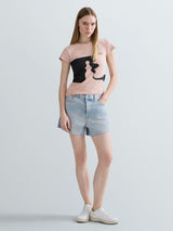 DÁMSKÉ TRIČKO S ART POTISKEM