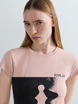 DÁMSKÉ TRIČKO S ART POTISKEM