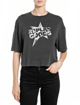 DÁMSKÉ CROPPED TRIČKO REPLAY "GOODS"