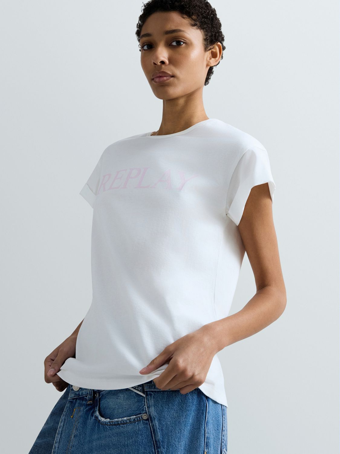 REPLAY BASIC TRIČKO S LOGEM