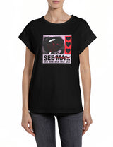 REPLAY DÁMSKÉ TRIČKO S VÝRAZNÝM MOTIVEM