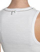 Dámské tílko s ozdobným řetízkem