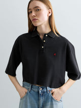DÁMSKÉ POLO TRIČKO REPLAY – CROPPED STŘIH