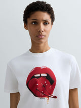 REPLAY DÁMSKÉ TRIČKO S VÝRAZNÝM MOTIVEM