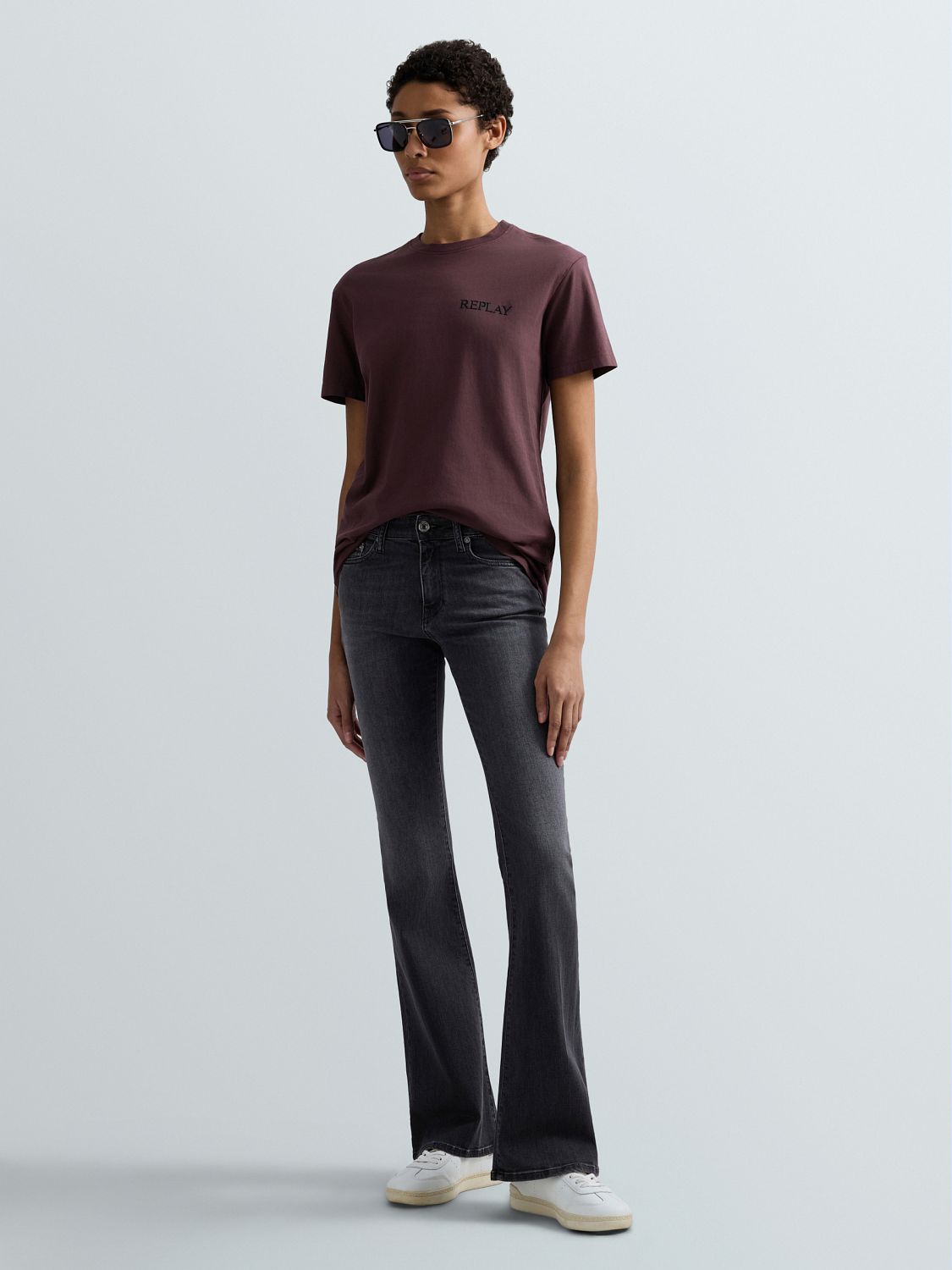 DÁMSKÉ TRIČKO REPLAY – CLEAN LOGO