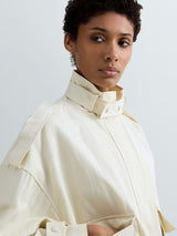 DÁMSKÁ CROPPED BUNDA S NÁPRSNÍMI KAPSAMI