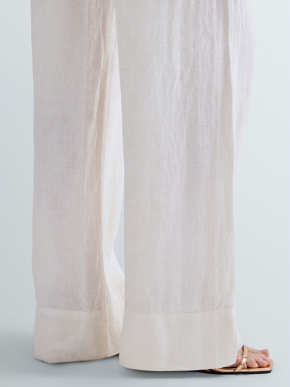 VOLNÉ LNĚNÉ KALHOTY