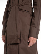 DLOUHÉ KOŠILOVÉ ŠATY S PÁSKEM