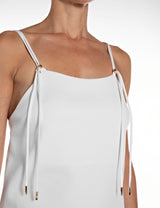 DÁMSKÉ MINI ŠATY NA RAMÍNKA