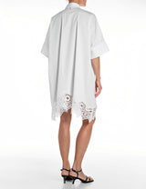 KOŠILOVÉ ŠATY REPLAY S KRAJKOVÝM LEMEM