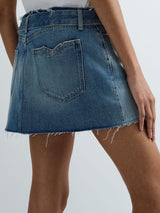 DŽÍNOVÁ MINI SUKNĚ REPLAY S KNOFLÍKY