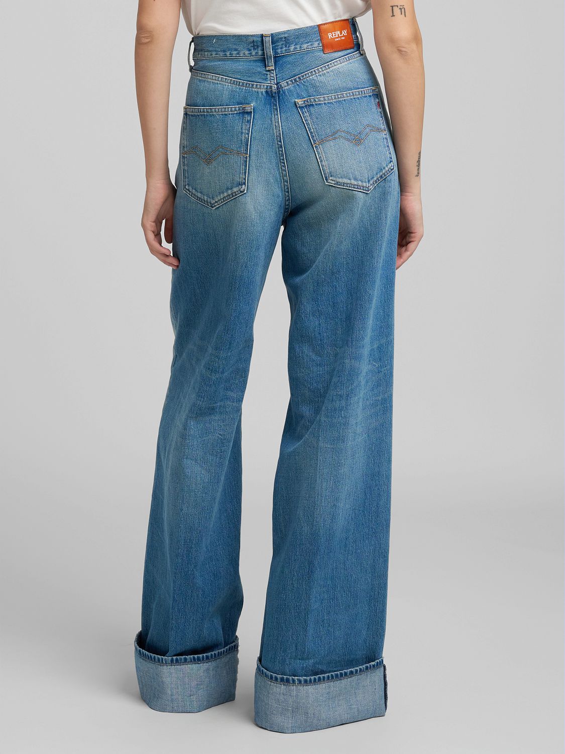 NALAJA – Džíny s širokými nohavicemi