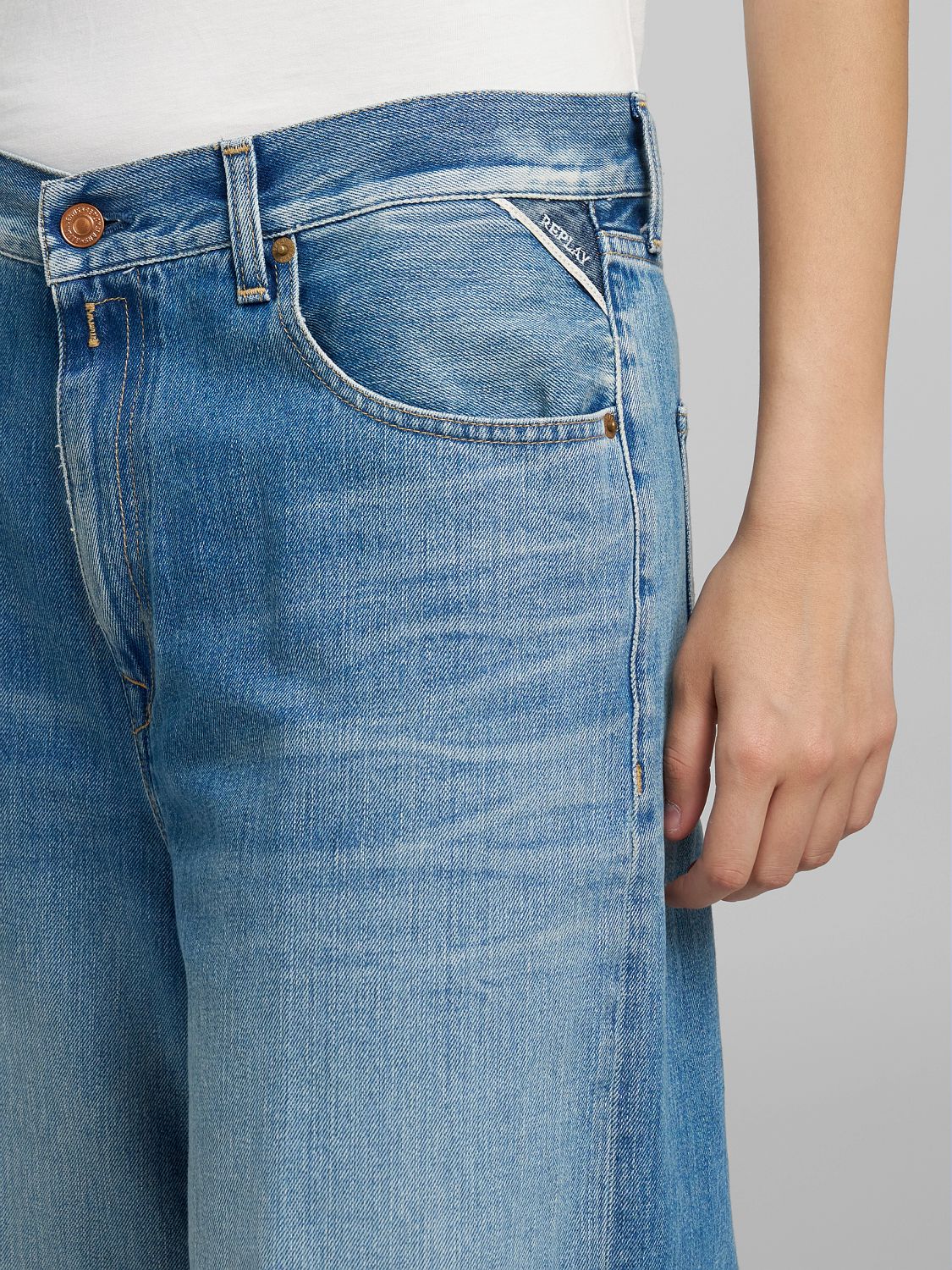 NALAJA – Džíny s širokými nohavicemi