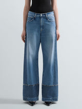 IDALYA – Džíny s širokými nohavicemi
