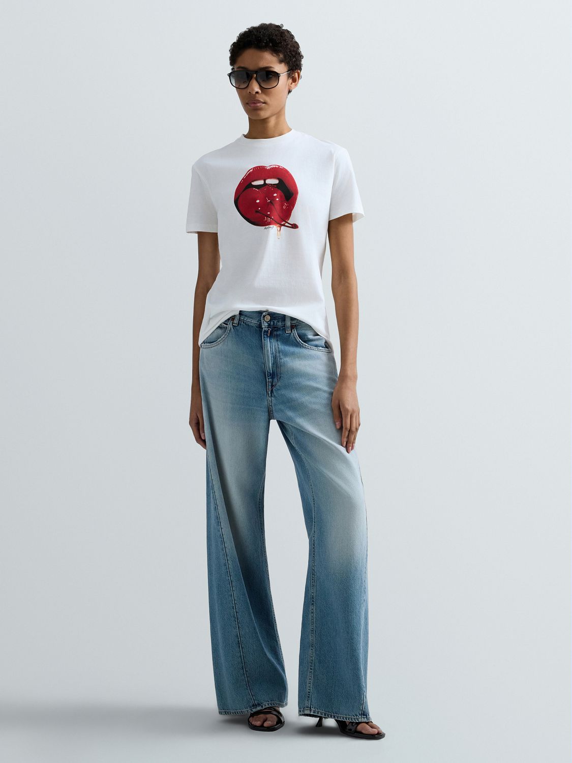 NARJA – Džíny s nízkým pasem a volnými nohavicemi