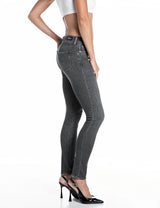 NEWLUZ – DÁMSKÉ SKINNY DŽÍNY REPLAY – TMAVĚ ŠEDÉ