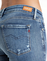 NEW LUZ – DÁMSKÉ SKINNY DŽÍNY REPLAY – MODRÉ