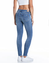 NEW LUZ – DÁMSKÉ SKINNY DŽÍNY REPLAY – MODRÉ