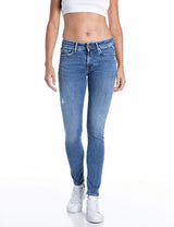 NEW LUZ – DÁMSKÉ SKINNY DŽÍNY REPLAY – MODRÉ